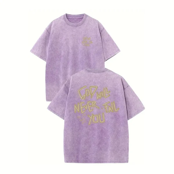 320g Heavy Men's Washed Vintage Oversized T-Shirts