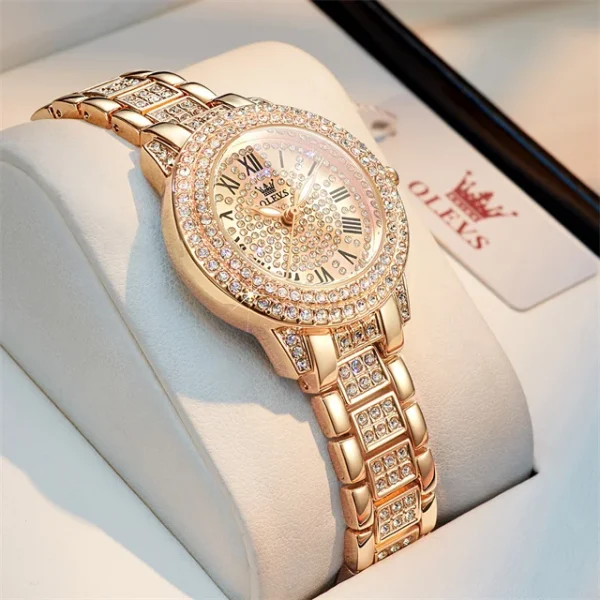OLEVS Original Diamond Watch for Women