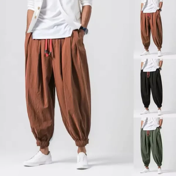 New Oversize Men Loose Harem Pants
