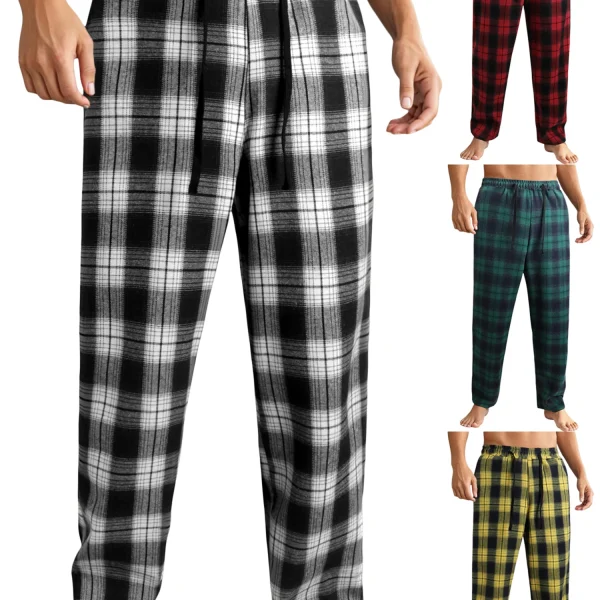 Stylish Men s Checkered Lounge Pants